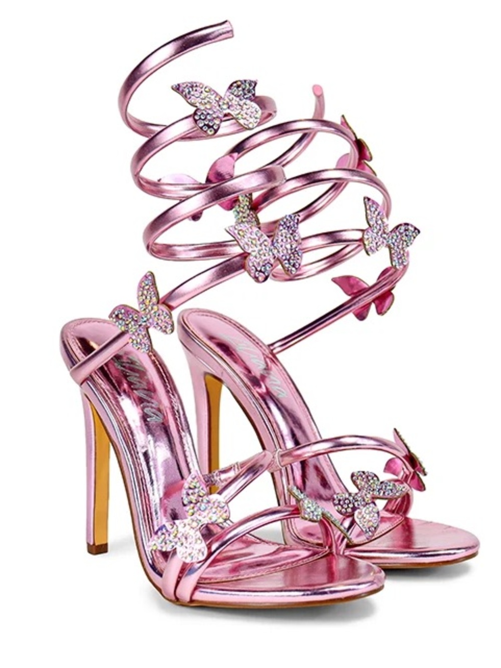 Liliana Nikia Butterfly Wrapped Heels